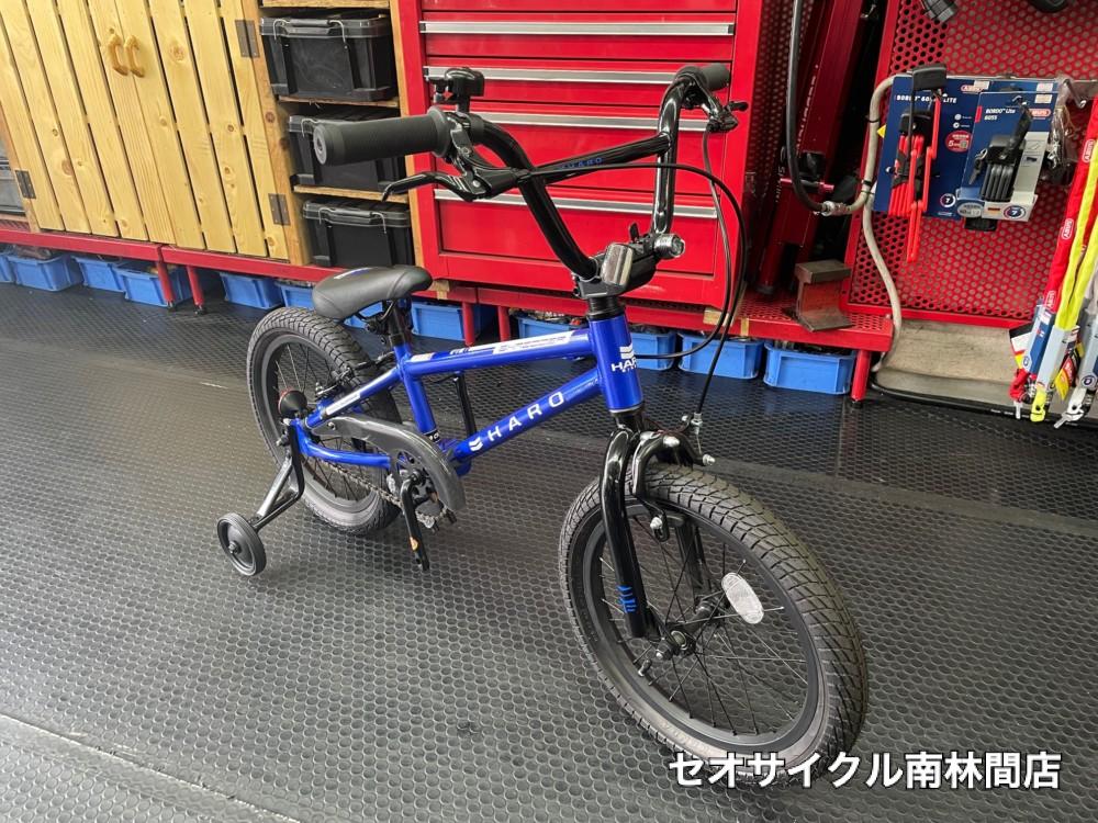 Haro Bikes キッズバイク Shredder16にカゴ スタンドを取り付けです セオサイクル南林間店