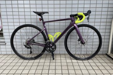 <span class="title">Super Six EVOcarbon disc105 [KNOT systembar+KNOT stem]に組み替えしました。</span>