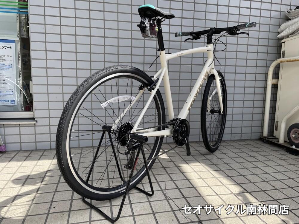 身長180cm前後～ 55cmサイズ bianchi『c-sport1』ホワイトサンドが入荷