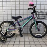 marin bikes 『ドンキーJr16″』Gloss NEBULAにカゴ＆カギの取り付けです