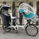 子ども乗せ電動自転車『ビッケポーラーe』リトルキディーズとマルトレインカバーの組み合わせ