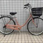 ブリヂストンのお得なお買い物・お出かけ自転車『フレーミー』ピンクゴールドが再入荷!