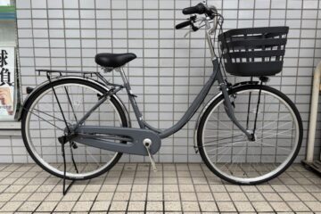 ブリヂストンサイクルの『フレーミー』26インチの3段ギア[ダークアッシュ]が再入荷!