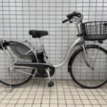 最高アシストレベルの電動自転車YAMAHA[PAS With SP]グレーメタリック