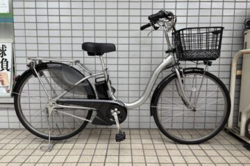 最高アシストレベルの電動自転車YAMAHA[PAS With SP]グレーメタリック