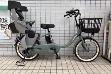 小柄な奥さまに扱いやすい電動子ども乗せ自転車ヤマハの[PAS babby]