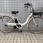 お出かけ・お買い物、通学スタイルにかわいい電動自転車『ティモ L』オフホワイト