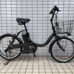 人気の20㌅電動自転車 YAMAHA [PAS CITY-C]マットブラックが再入荷♪